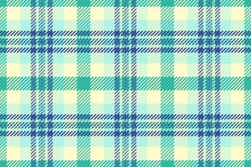 Seamless pastel plaid pattern in teal, blue, and cream.  Perfect for textile design, fashion, home decor, or website backgrounds. Evokes feelings of serenity and freshness.