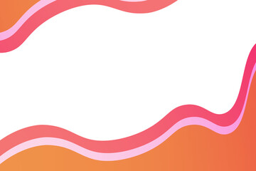 Abstract background. Wavy gradient elements on a white background