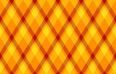 Argyle pattern of geometric rhombus. Harlequin check wallpaper design. Classic diamond shaped textile material for web background, print fabric clothing, sweater, wrapping paper, gift card, invitation