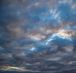 storm clouds in the sky