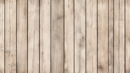 Obraz premium Light Beige Wooden Planks Background Texture Seamless Wood Paneling