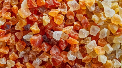 background dried fruits top view close up