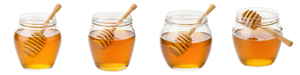 Honey Jar with Dipper, Cut Out Set