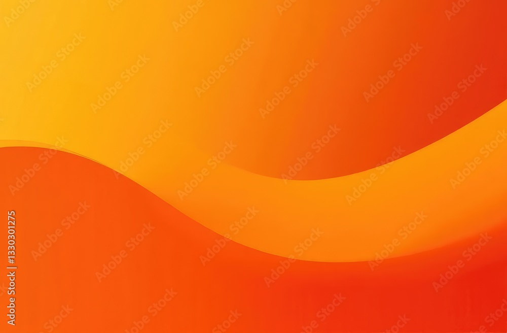 Poster modern backgound with gradient orange curve shape