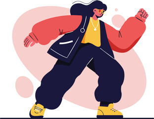 Urban Swagger-Modern Style Illustration