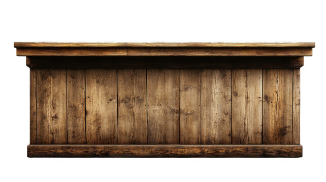Rustic wooden bar counter designed for a cabin or lodge, showcasing natural textures and craftsmanship