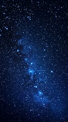 Obraz premium Stunning Milky Way galaxy at night.