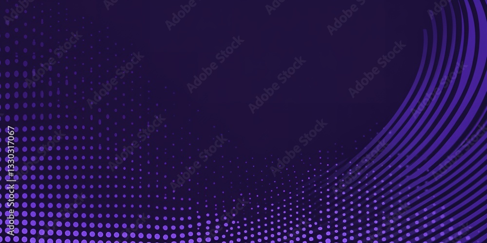 Poster abstract purple background design elegant modern lines dots art wave dark curve style