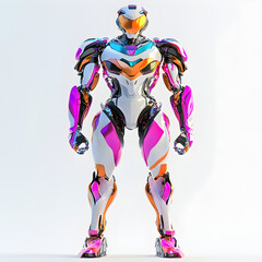 robot cyborg soldier, anime mecha battle suit	
