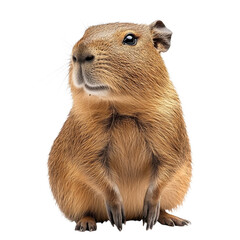 Fototapeta premium Capybara isolated on transparent background