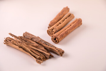 Large sticks of beautiful fragrant cinnamon