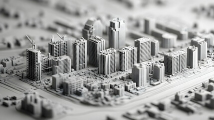3D printed city model showcasing architectural construction details 16:9 - Image #2 @fme39856