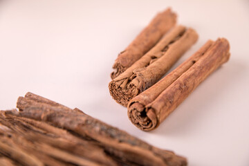 Large sticks of beautiful fragrant cinnamon