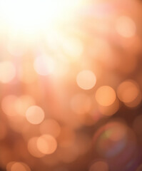 Fototapeta premium Soft golden light filters through a hazy lens, creating an ethereal atmosphere filled with warmth and tranquility