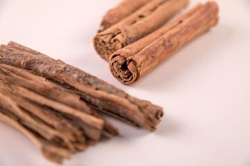 Large sticks of beautiful fragrant cinnamon