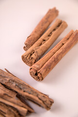Large sticks of beautiful fragrant cinnamon