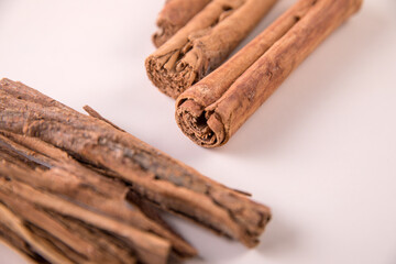 Large sticks of beautiful fragrant cinnamon