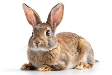 Obraz premium satin standard rabbit isolated on white background