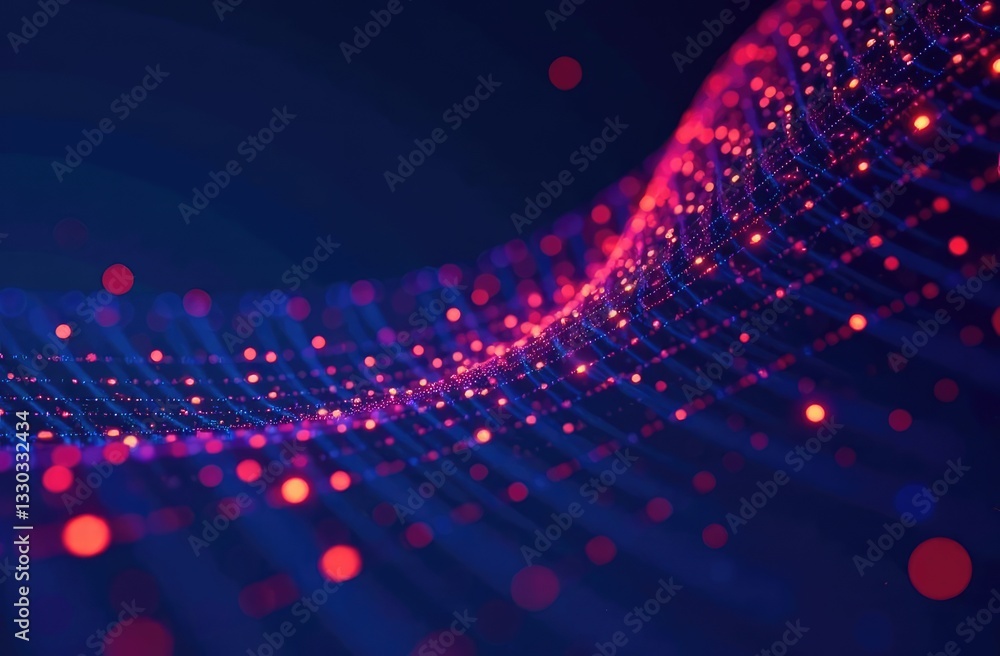 Poster background abstract pixel template. abstract business technology science
