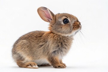 Obraz premium sable miniature rabbit isolated on white background