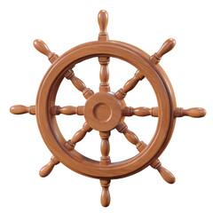 ship steering wheel © Dini