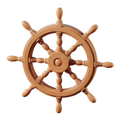 wooden steering wheel © Dini