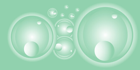 abstract background with bubbles
