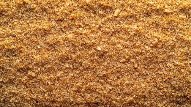 Fine, granular, light brown powder texture