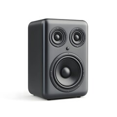 High Quality Black Studio Monitor Speaker with Three Drivers for Professional Audio