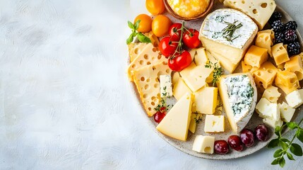 Obraz premium チーズ盛り合わせ