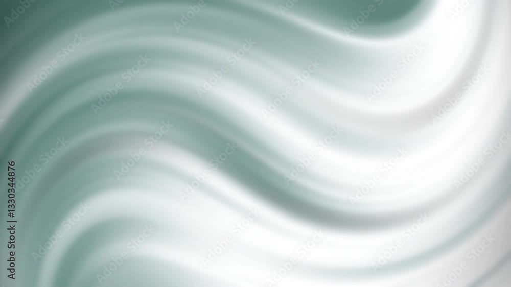 Poster a smooth, flowing abstract design featuring soft, wavy patterns in a pastel color palette.