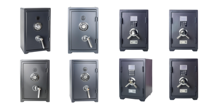 Collection of Various Safe Designs on Transparent Background