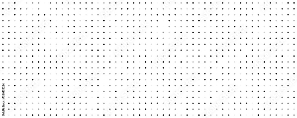 Poster monochrome halftone background with dots