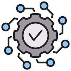 Transformation Lineal Color Icon