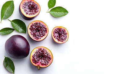 amazon fruit aai isolated on white background