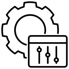 Configuration Line Icon