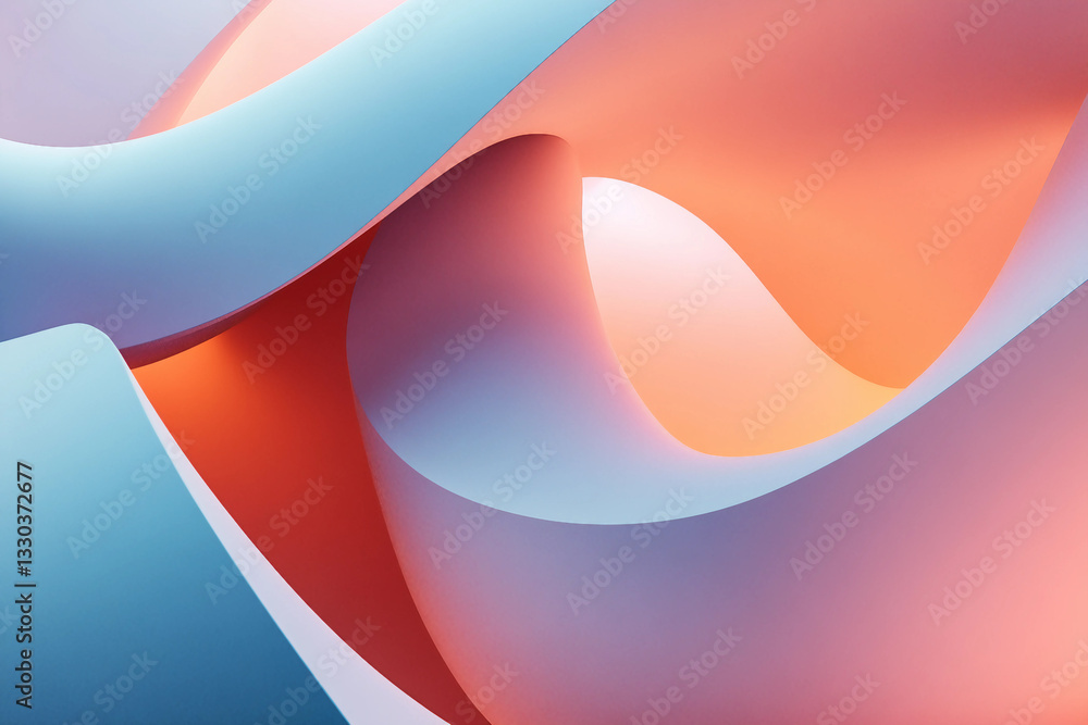 Poster generated with ai wallpaper with modern 3d abstract design