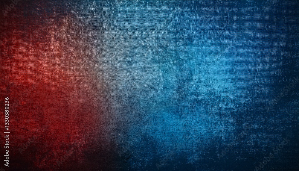 Aufkleber gritty grunge blue and red texture background with vignette and aged appearance. generated image