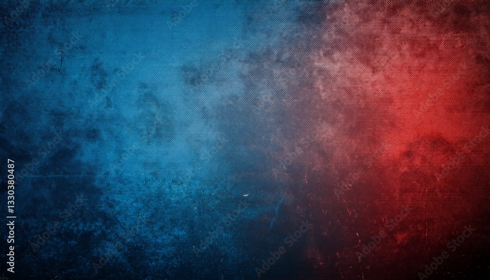 Aufkleber gritty grunge blue and red texture background with vignette and aged appearance. generated image