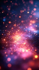 Dancing lights and particles moving in sync with music, perfect for Instagram stories

