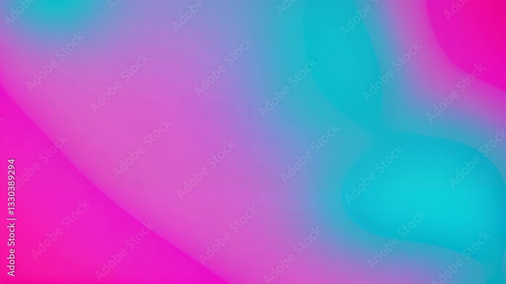 Aufkleber vibrant neon gradient background with flowing color transitions. abstract digital art for modern des
