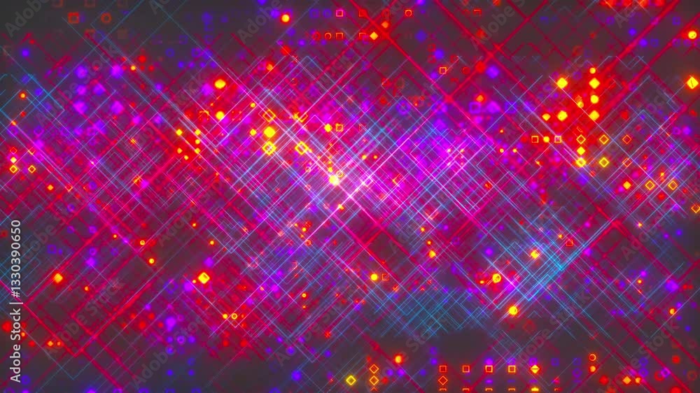 Poster grid digital background. computer generated 3d render
