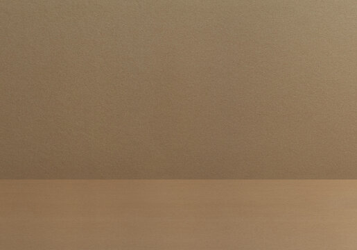  minimal neutral brown card board horizon background
