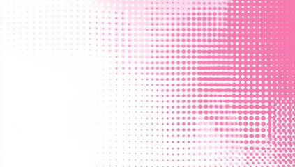 Soft Pink Gradient Background with Halftone Dot Pattern Design