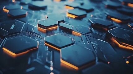 Fototapeta premium Digital circuit board design on abstract background