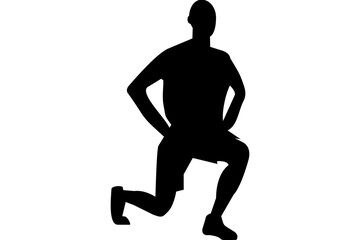 Legs Workout Silhouette Icon
