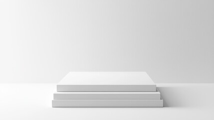 Minimalist Display Platform for Product Presentation in Studio