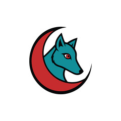 vector image of a dog