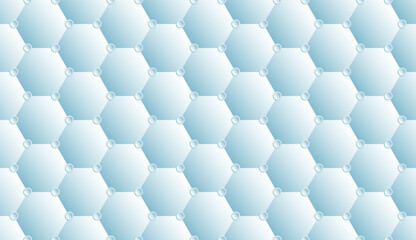 Hexagonal seamless pattern light  blue