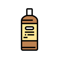shower with fragrance free soap color icon vector illustration